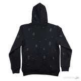 G*venchy Black Paris Logo Destroyed Hoodie - Photo 5
