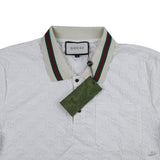 GG Stretch White Cotton Polo Shirt (Dot Perfect) - Photo 3