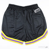 Lakers NBA Yellow and Blue Strips Shorts | Original Product - Photo 3