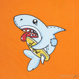 Drew Shark Surf Orange T-Shirt - Photo 6
