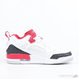 Air Jordan Spizike Low White Grey Red (Premium Batch) - Photo 3