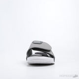 Air Jordan Hydro 6 Retro Grey White Gunsmoke Slides - Photo 1