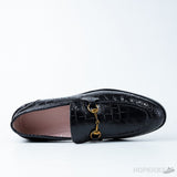 Men's Gucci Jordaan Crocodile Loafer Black (Dot Perfect) - Photo 5