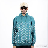 LV Monogram Gradient Cotton Hoodie - Photo 1