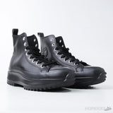 Converse Run Star Hike Hi Triple Black Leather - Photo 10