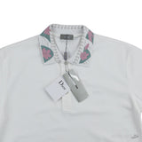 DIOR Men Pattern Polo Shirt White (Dot Perfect) - Photo 6