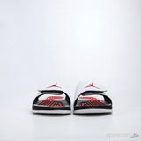 Air Jordan Hydro 5 Retro White Fire Red Slides - Photo 12