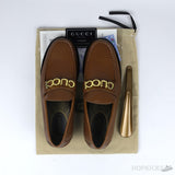 Gucci Cara Logo Brown Loafer (Dot Perfect) - Photo 11