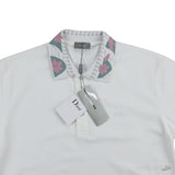 DIOR Men Pattern Polo Shirt White (Dot Perfect) - Photo 3