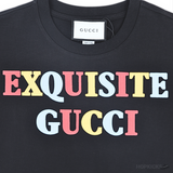 Gucci Exquisite Colored Logo Printed T-Shirt (Imported Premium Finish) - Photo 6