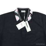 DIOR Men Pattern Polo Shirt Black (Dot Perfect) - Photo 3