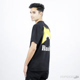 Rhude Sundry Mustard Logo Print T-Shirt - Photo 6