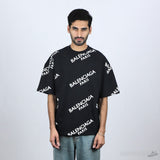 Balenciaga Paris Oversized Black T-Shirt (Economy Batch) - Photo 1