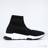 Bale*ciaga Speed 2.0 Graffiti Recycled Knit Black White - Photo 3