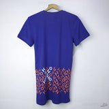 Keenzo All Over Navy long Fit T-Shirt (Economy Batch) - Photo 1