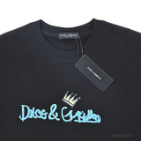 D&G Crown Logo Printed Black T-Shirt (Imported Premium Finish) - Photo 6