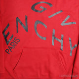 Givenchy Refracted Logo Red Black Hoodie (Economy Batch) - Photo 7