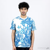 LV Graphic Cotton Short-Sleeved T-Shirt - Photo 1