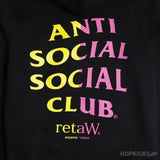 Anti Social Social Club Retaw Hoodie Black - Photo 3