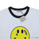 Loewe Smiley Printed White T-Shirt (Imported Premium Finish) - Photo 7