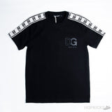 Dolce & Gabbana Logo Tape Technical Jersey T-Shirt - Photo 1