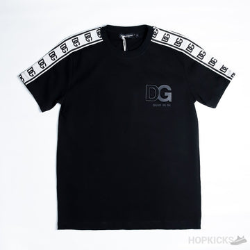 Dolce & Gabbana Logo Tape Technical Jersey T-Shirt