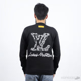 LV Front And Back Embroided SweatShirt - Photo 6