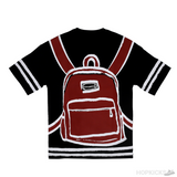 D&G Cotton Backpack Print Black T-Shirt - Photo 7
