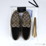 Gucci Jordaan Maxi Canvas Loafers (Dot Perfect) - Photo 11