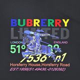 Burberry Horsery Printer Black T-Shirt (Imported Premium Finish) - Photo 3