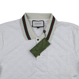 GG Stretch White Cotton Polo Shirt (Dot Perfect) - Photo 6