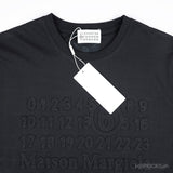 Maison Margiela embroidered logo Black T-shirt - Photo 3