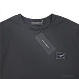 D&G Badge Logo Stitched Black T-Shirt (Imported Premium Finish) - Photo 3