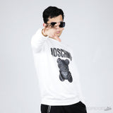 Moschino Teddy Bear Organic Cotton Sweatshirt - Photo 5
