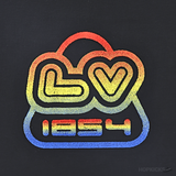 Louis Vuitton Colorful Embroidered Black T-Shirt (Imported Premium Finish) - Photo 3