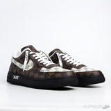 LV x Air Force 1 Low Virgil Abloh Brown Black Sole - Photo 7