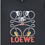 LOEWE Dissni Bootleg Printed Black T-Shirt (Imported Premium Finish) - Photo 6