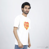 Human Made Red Heart Logo White T-Shirt - Photo 3