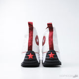 Converse Run Star Hike Hi White Logo Red - Photo 10