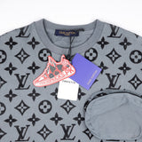 LOUIS VUITTON VELCRO MONOGRAM SS TEE - GREY - Photo 3