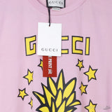Gucci x Pineapple Print Premium T-Shirt Soft Pink (Economy Batch) - Photo 2
