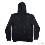 G*venchy Black Paris Logo Destroyed Hoodie - Photo 2