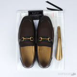 Gucci Elanor Leather Horsebit Loafer Brown (Dot Perfect) - Photo 12