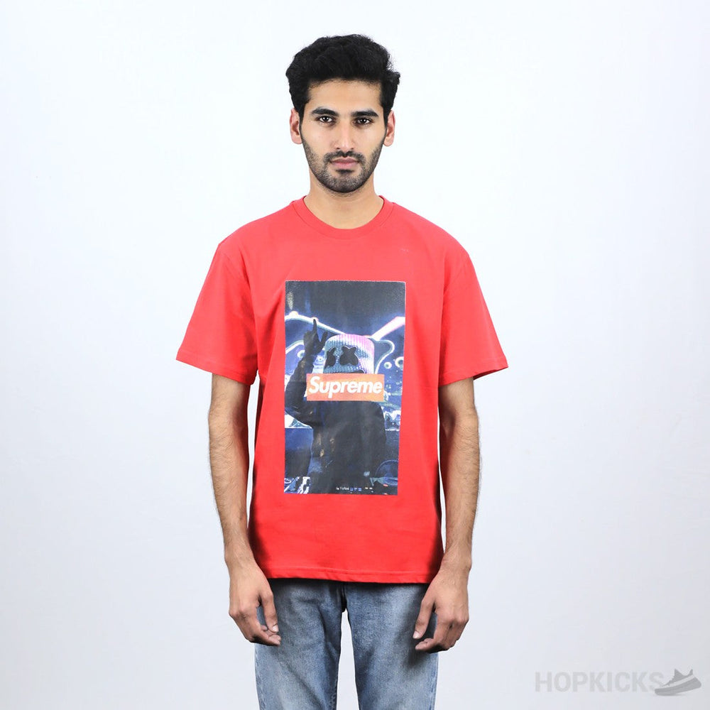 Supreme X Marshmallow Red T-Shirt (Economy Batch)