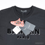 Balmain Flock and Foil T-Shirt - Photo 3