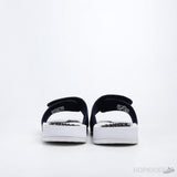 Air Jordan Hydro V Retro Obsidian Navy Blue White Slides - Photo 13