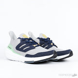 Adidas Ultra Boost 22 Halo Silver Shadow Navy Linen Green (Premium Plus Batch) - Photo 7