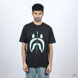 Bape Zip Shark Face Black T-Shirt (Economy Batch) - Photo 1