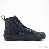 Dior Oblique Jacquard B23 Black High-Top Sneaker (Premium Plus Batch) - Photo 3