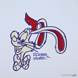 Moncler Bunny Printer White T-Shirt (Imported Premium Finish) - Photo 3